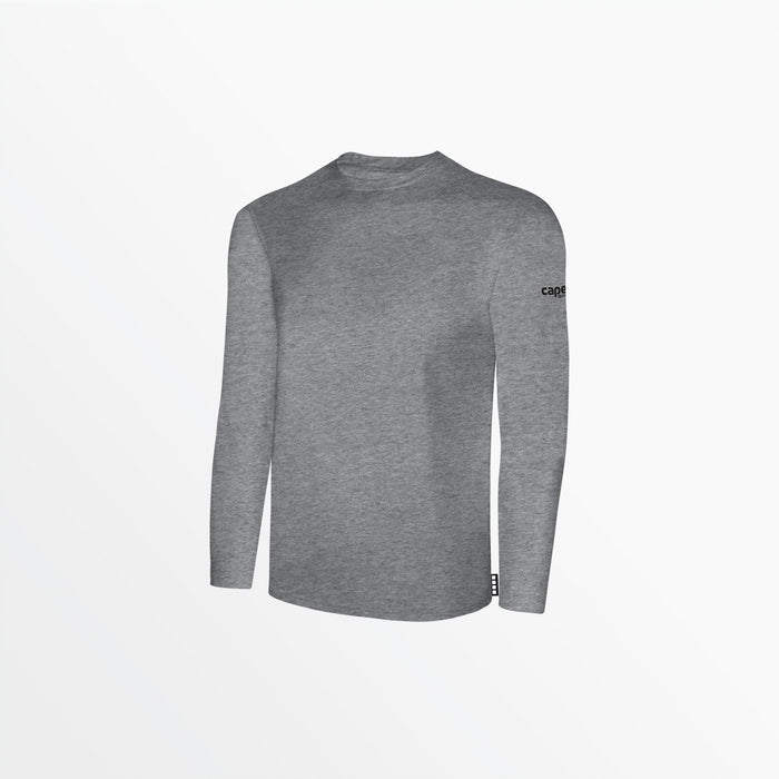 capelli YOUTH BASICS LONG SLEEVE COTTON TEE Light Heather Grey