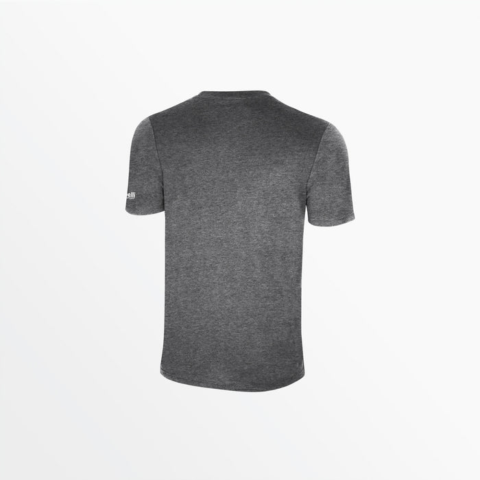 Capelli YOUTH BASICS TEE WITH SLEEVE LOGO Dark Heather Grey