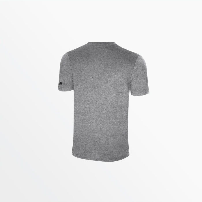 Capelli YOUTH BASICS TEE WITH SLEEVE LOGO Light Heather Grey