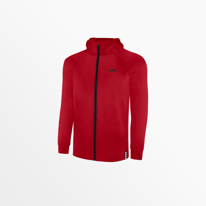 capelli YOUTH BASICS THERMA FLEECE ZIP UP HOODIE Red