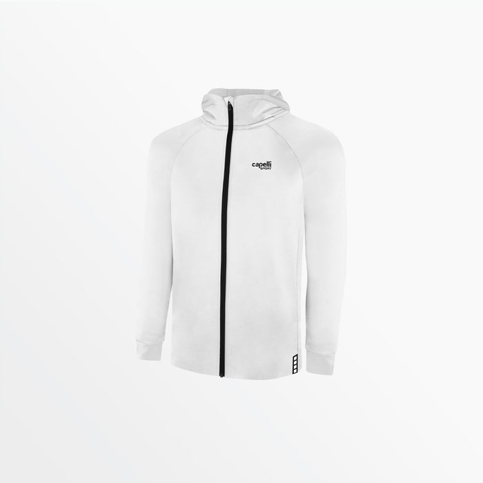capelli YOUTH BASICS THERMA FLEECE ZIP UP HOODIE White