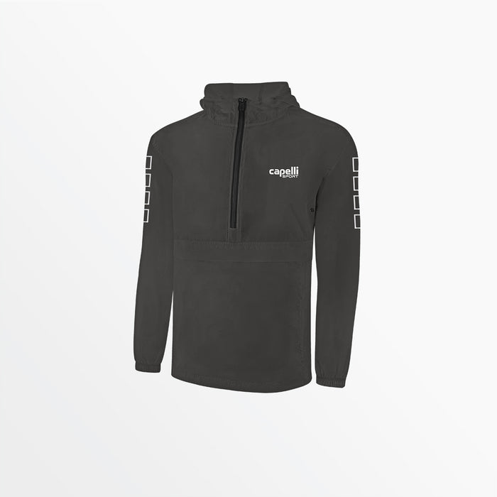 capelli YOUTH CLASSIC PACKABLE WINDBREAKER Dark Grey