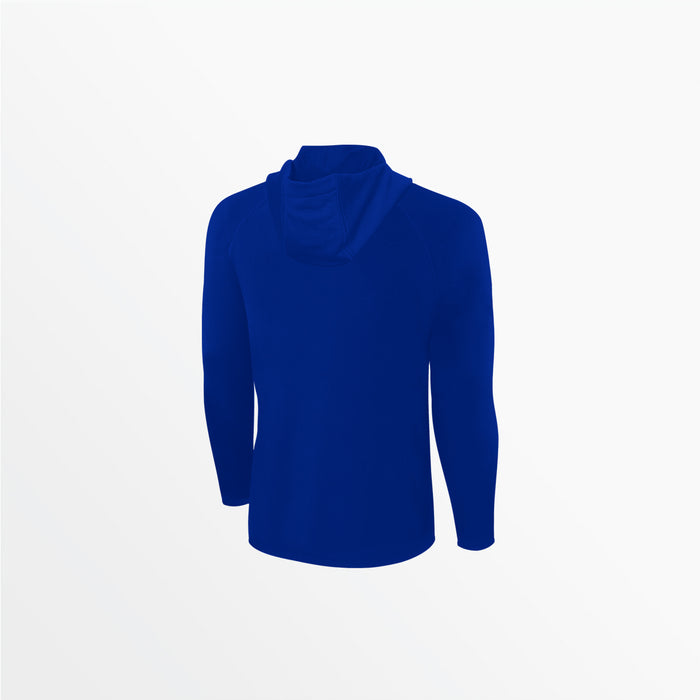 Capelli YOUTH CLUB LONG SLEEVE POLY HOODED TEE Royal Blue