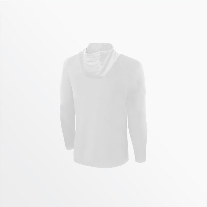 Capelli YOUTH CLUB LONG SLEEVE POLY HOODED TEE White
