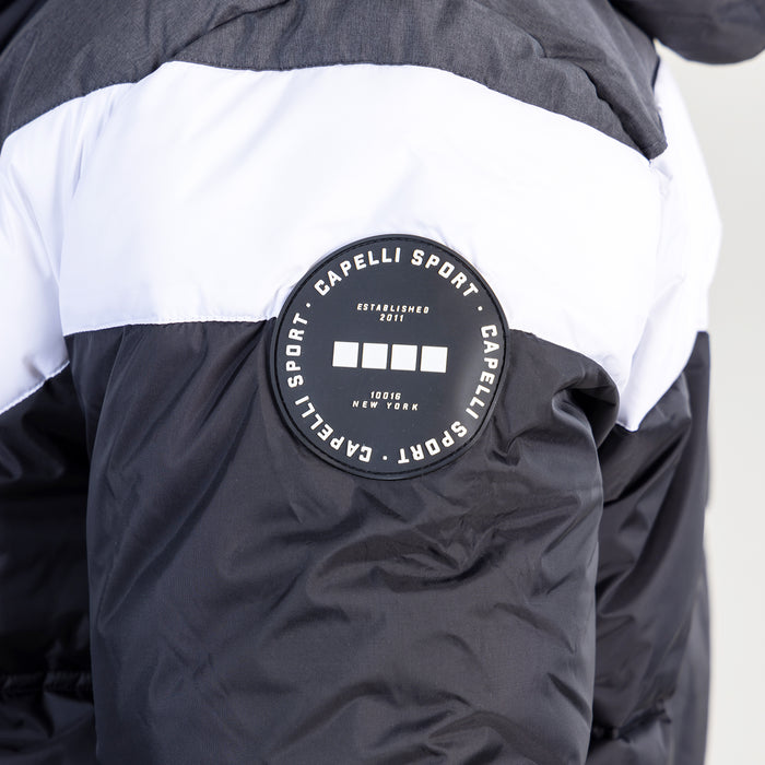 Capelli YOUTH COLOR BLOCKED WINTER JACKET Black White