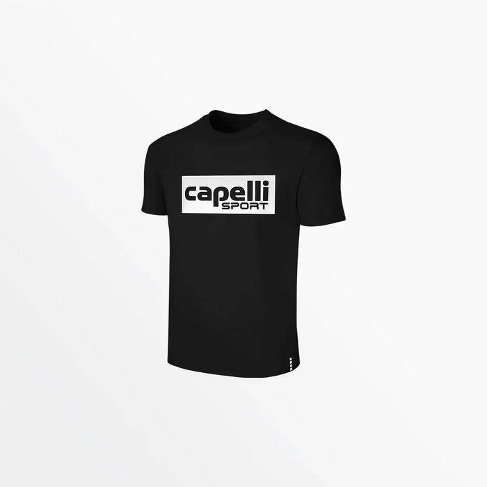 Capelli YOUTH CREW NECK TEE W/ OVERSIZED CENTER LOGO