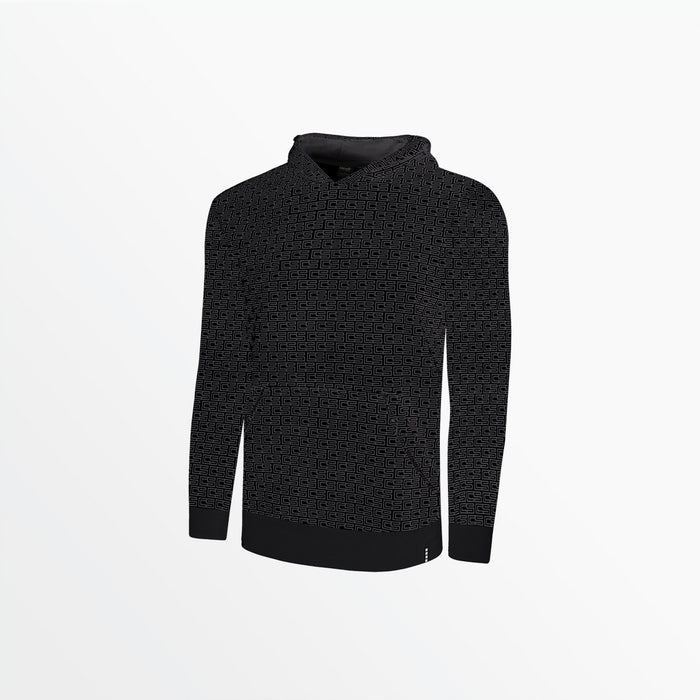 capelli YOUTH CS MONOGRAM PRINT PULLOVER HOODIE Black Dark Grey