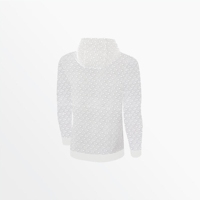 Capelli YOUTH CS MONOGRAM PRINT PULLOVER HOODIE White Pale Grey