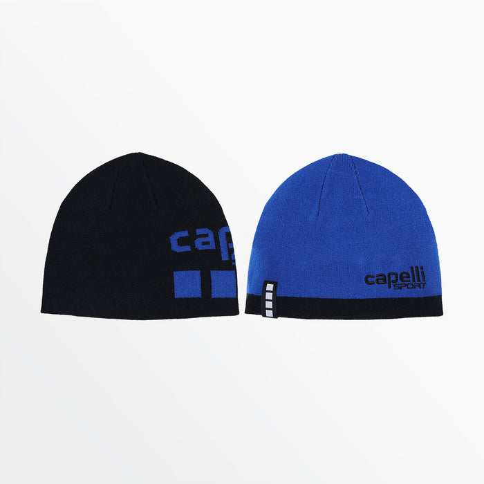 capelli YOUTH CS REVERSIBLE BEANIE Black Royal Blue