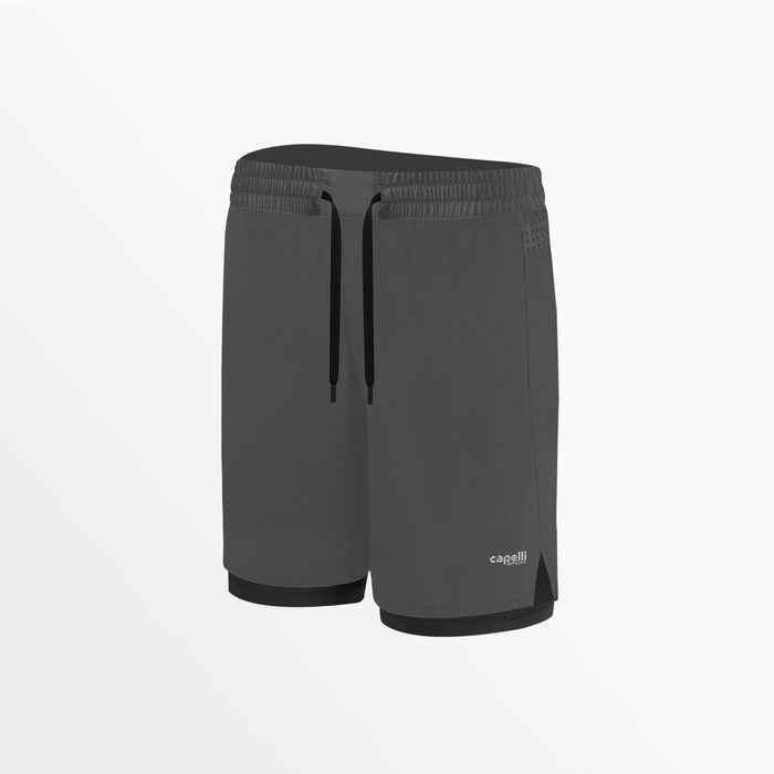 capelli YOUTH EVERYDAY FLEX SHORTS WITH SHORTER INSEAM Medium Grey