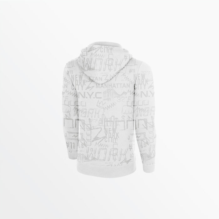Capelli YOUTH FLEECE GRAPHIC PRINT PULLOVER HOODIE White