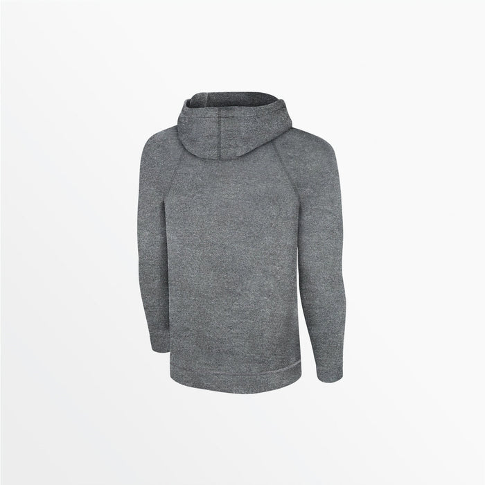 Capelli YOUTH HEATHERED ZIP UP HOODIE Heather Medium Grey