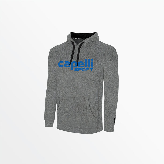 capelli YOUTH LOGO HEATHER PULLOVER HOODIE Dark Heather Grey Royal Blue