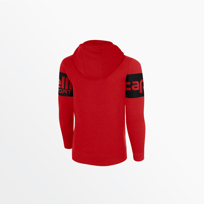 Capelli YOUTH LOGO STRIPE FLEECE PULLOVER HOODIE Red