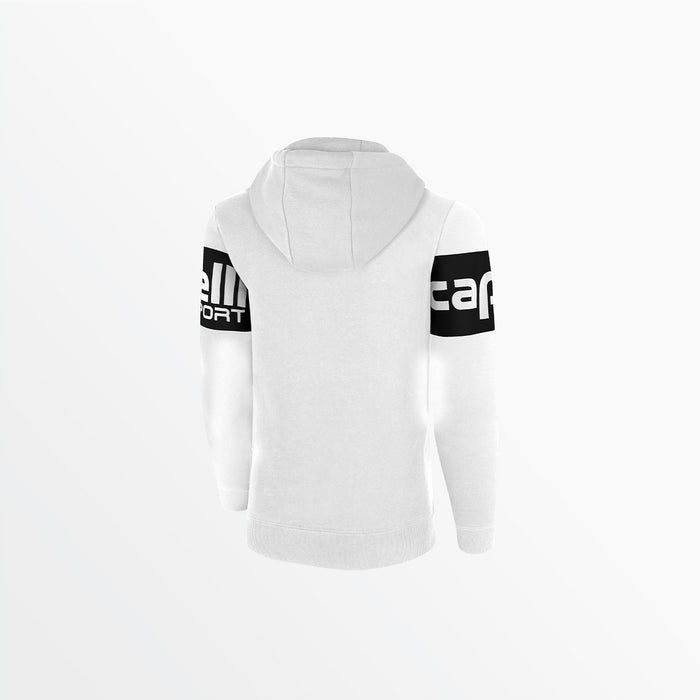Capelli YOUTH LOGO STRIPE FLEECE PULLOVER HOODIE White