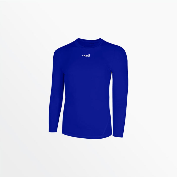 capelli YOUTH LONG SLEEVE PERFORMANCE TOP Royal Blue