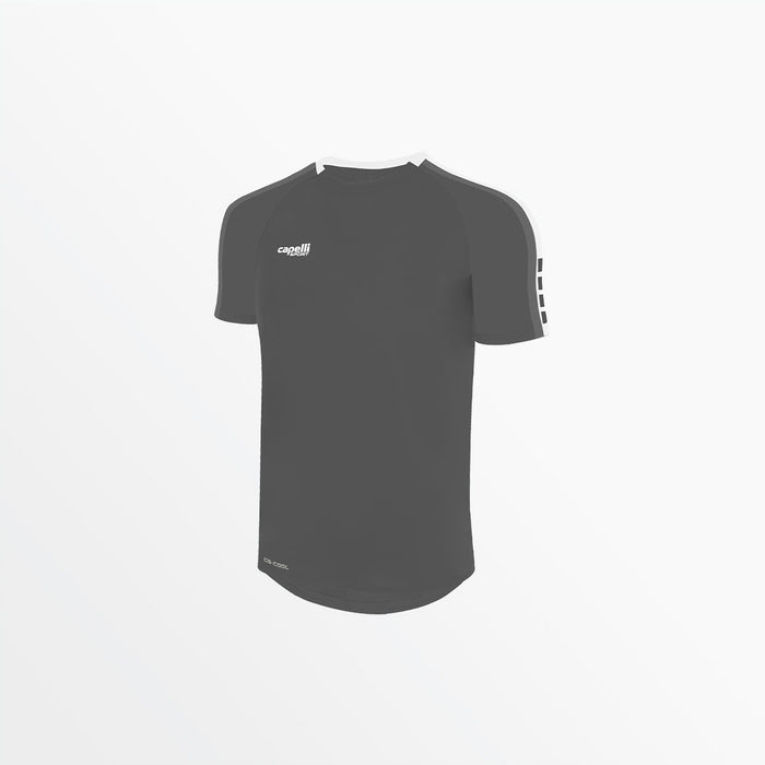 capelli YOUTH MADISON SHORT SLEEVE TRAINING TOP Medium Grey