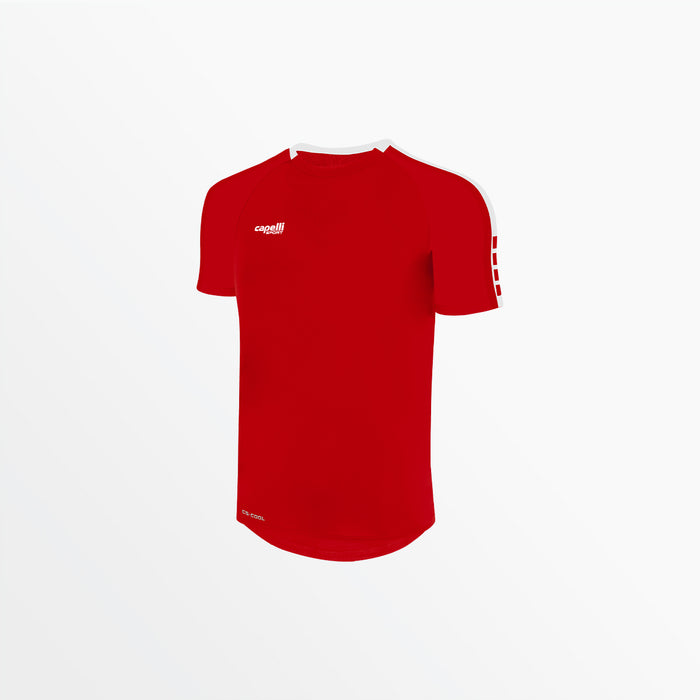 capelli YOUTH MADISON SHORT SLEEVE TRAINING TOP Red