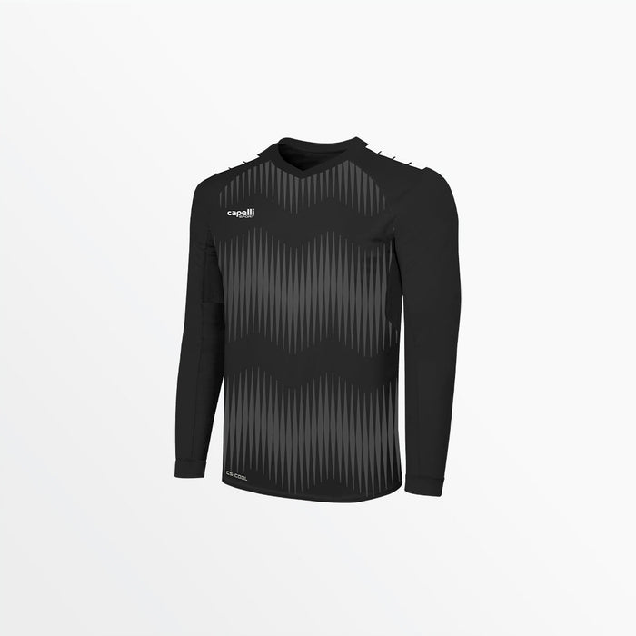 capelli YOUTH MADISON STATIC ⅠⅠ LONG SLEEVE GOALKEEPER JERSEY Black