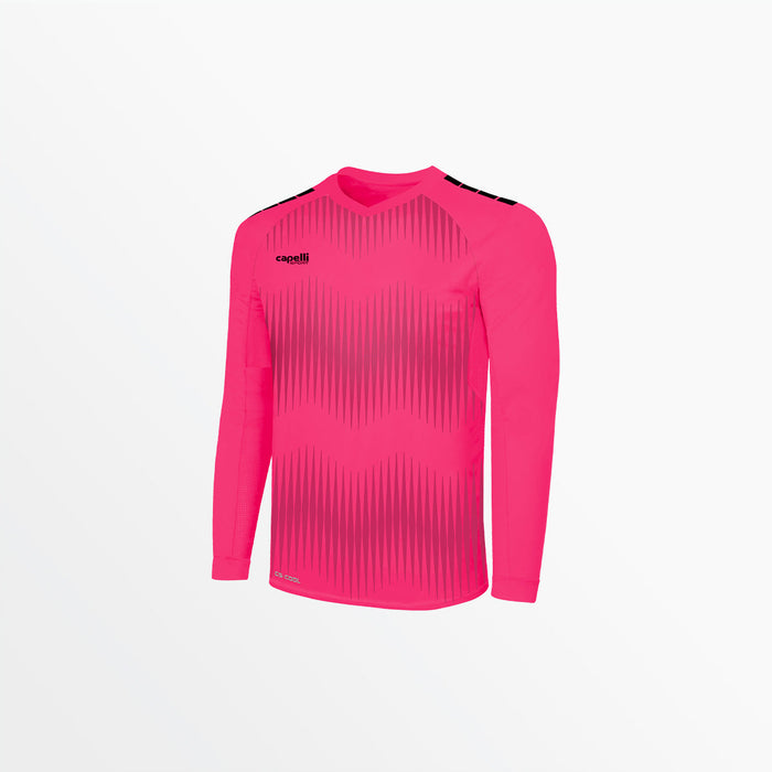 capelli YOUTH MADISON STATIC ⅠⅠ LONG SLEEVE GOALKEEPER JERSEY Neon Pink