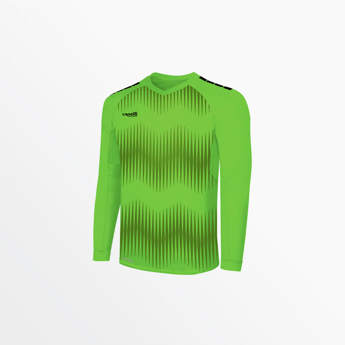 capelli YOUTH MADISON STATIC ⅠⅠ LONG SLEEVE GOALKEEPER JERSEY Neon Green