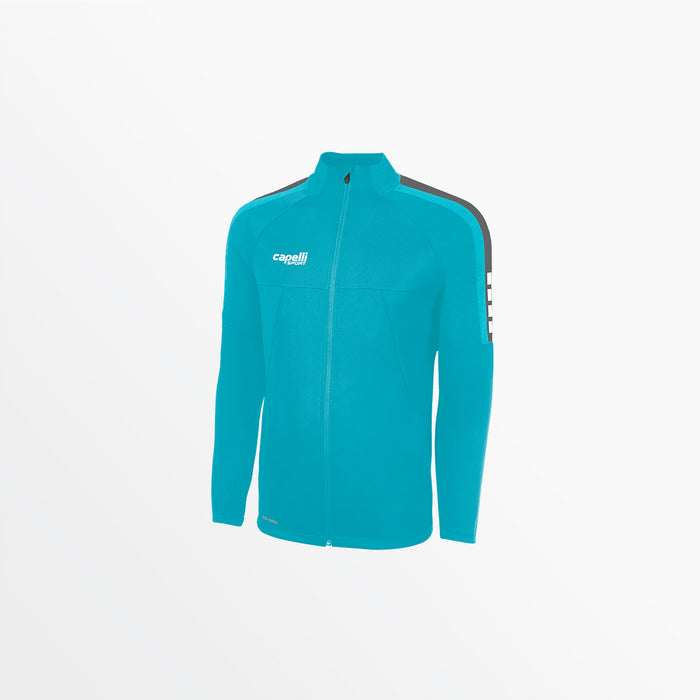 capelli YOUTH MADISON TRAINING JACKET Turquoise Medium Grey