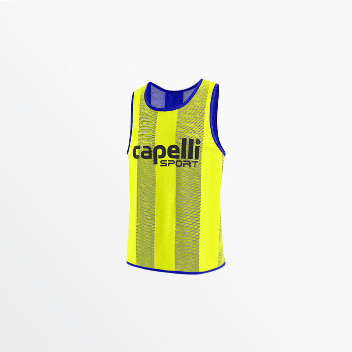 Capelli YOUTH REVERSIBLE TONAL STRIPE PRACTICE PINNIE