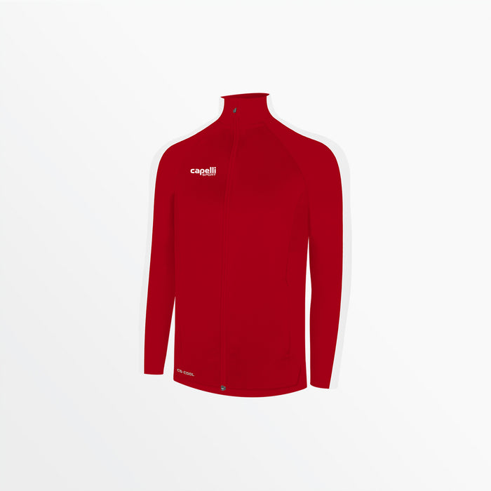 capelli YOUTH'S BASICS ⅠⅠ BLOCK TRAINING JACKET Red