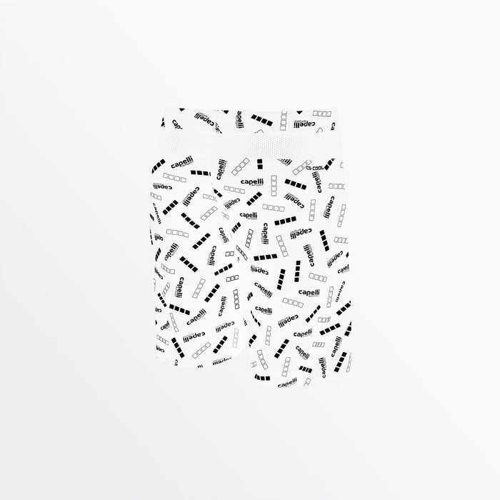 Capelli YOUTH SIGNATURE PRINT TRAINING SHORTS White