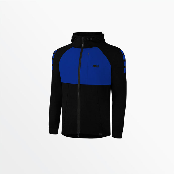 capelli YOUTH TECH ⅠⅠ ZIP UP HOODIE Black Royal Blue