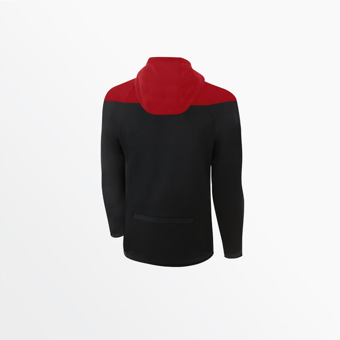 Capelli YOUTH TRIBECA 1/4 ZIP THERMA FLEECE HOODIE Black Red