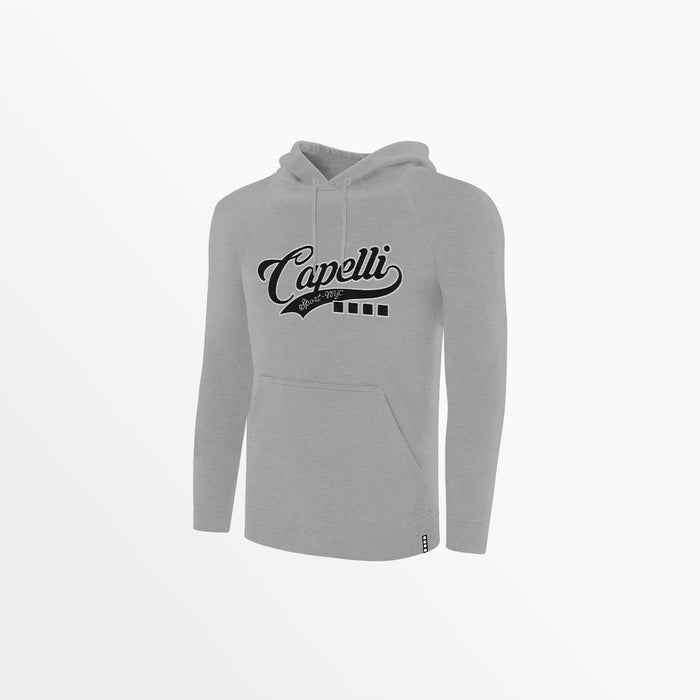 capelli YOUTH VARSITY LOGO PULLOVER HOODIE Light Heather Grey