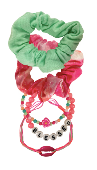 Capelli New York 2 Piece Twister And 3 Piece Mixed Bracelet Set