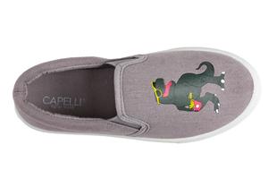 Capelli New York Boys Printed Happy Dino Slip-On Sneaker