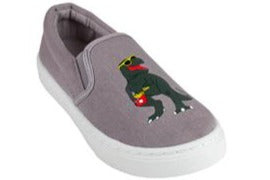capelli new york Boys Printed Happy Dino Slip-On Sneaker