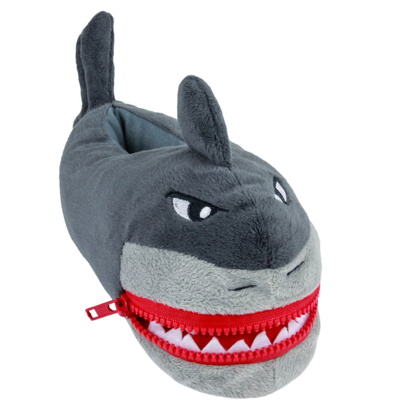 capelli new york Boys Shark Soft Boa Moccasin with 3D Parts