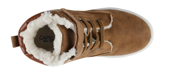 Capelli New York Boys Two-Tonal Faux Leather High-Top Sneaker