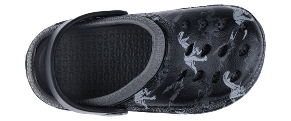 Capelli New York Boys Two Tone Dino Printed Injected EVA Clog With Backstrap