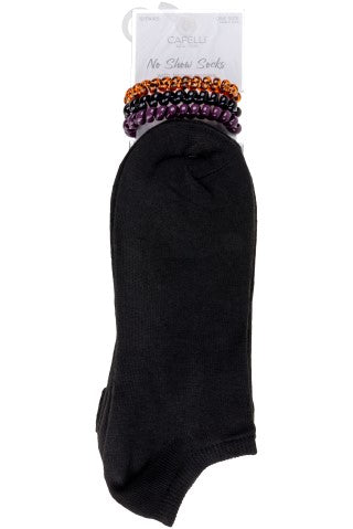 capelli new york Capelli New York 10 Pack Solid No Show Socks with 3 Ponies
