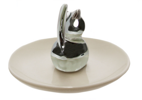 Capelli New York 3D Cat Ceramic Trinket Tray