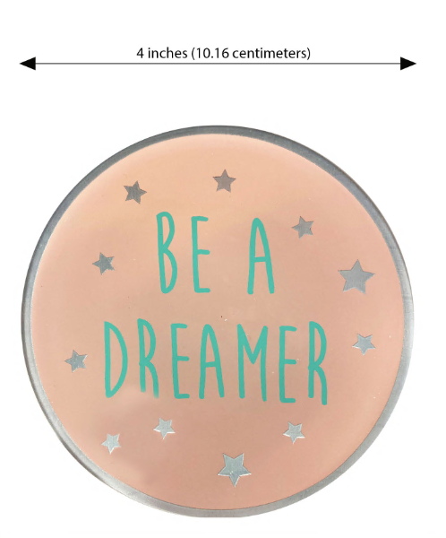 Capelli New York "Be A Dreamer" Glass Trinket Tray
