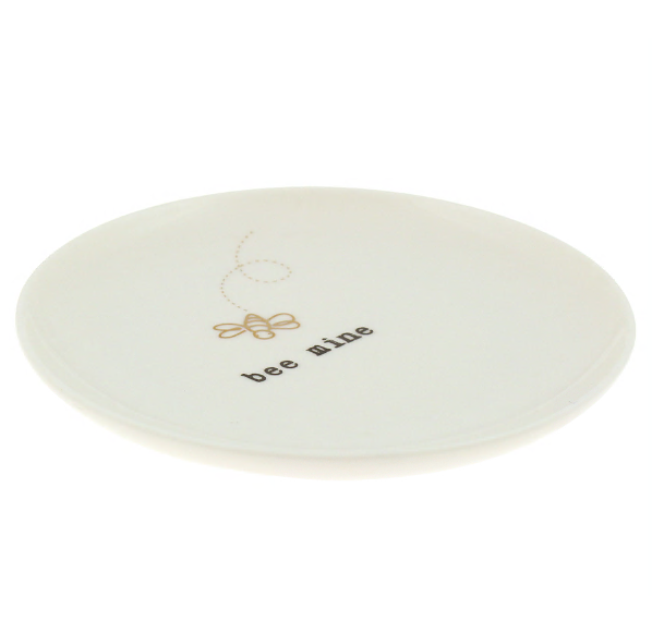 Capelli New York "Bee Mine" Ceramic Trinket Tray