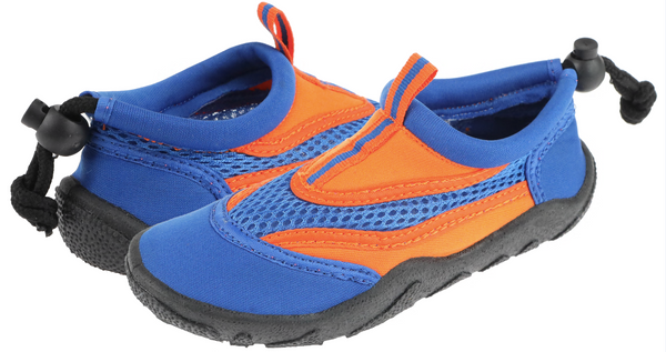 capelli new york Boys Blue and Orange Aqua Shoes