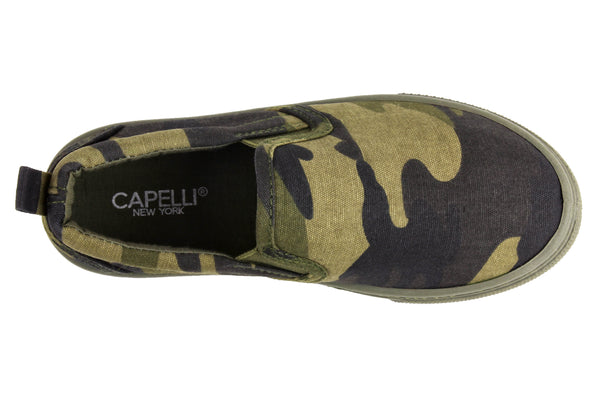 Capelli New York Boys Camouflage Slip-On Sneaker