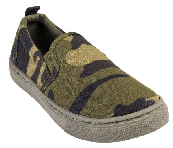 capelli new york Boys Camouflage Slip-On Sneaker