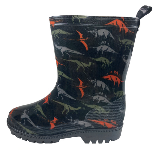 Capelli New York Boys Dinosaur Printed Rainboot