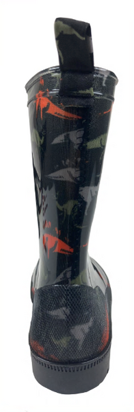 Capelli New York Boys Dinosaur Printed Rainboot