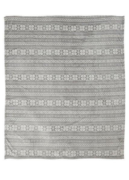 Capelli New York Fairisle Micro Cozy Throw Blanket