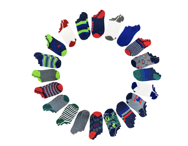 Capelli New York Gamer Vibes 20 Pack No Show Socks