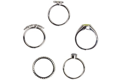 Capelli New York Girls 10 Pack Mixed Ring Set